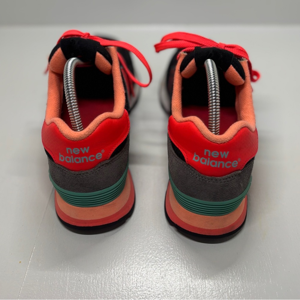 New Balance 515 Women’s Size 10 Black Coral Teal Retro Running Sneakers WL515BLC - Picture 7 of 12